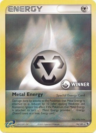 Metal Energy (94/109) (Winner) [EX: Ruby & Sapphire] | Galaxy Games LLC