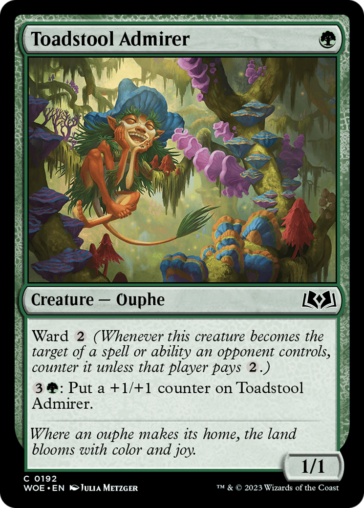 Toadstool Admirer [Wilds of Eldraine] | Galaxy Games LLC