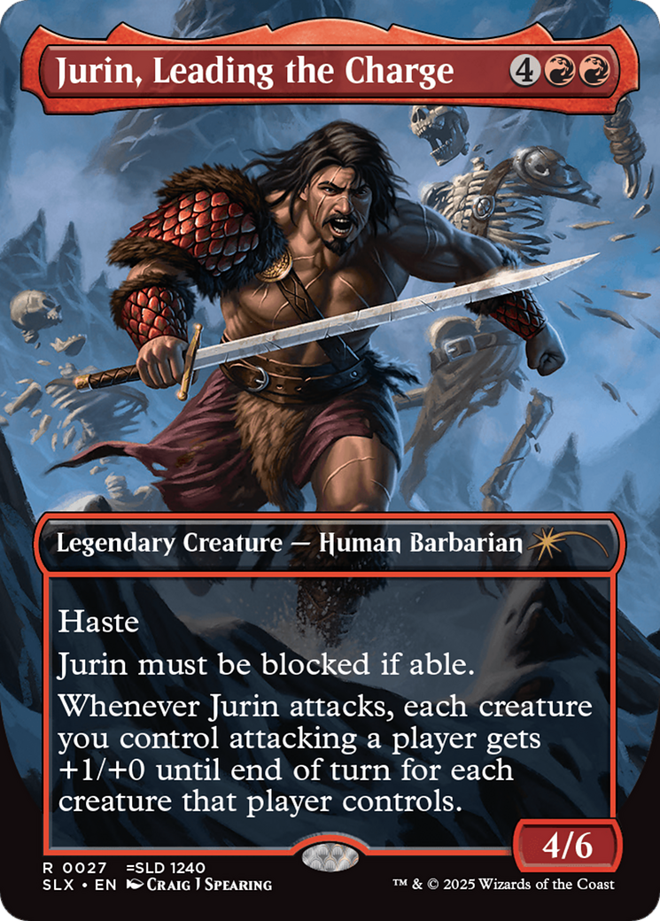 Jurin, Leading the Charge [Secret Lair: Universes Within] | Galaxy Games LLC