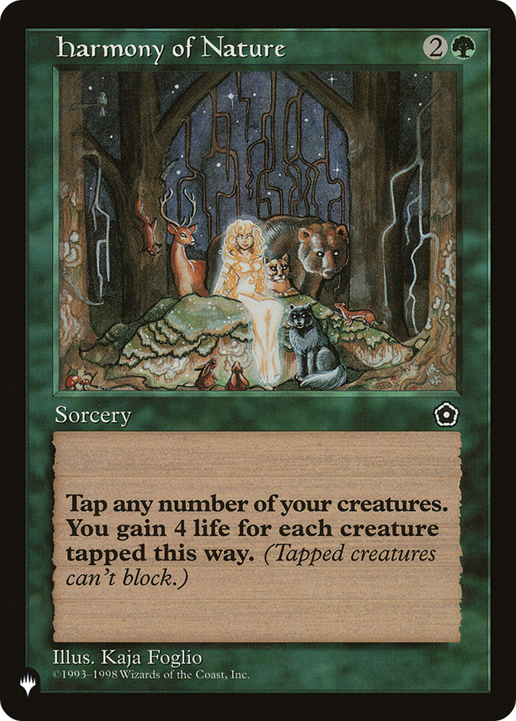 Harmony of Nature [The List] | Galaxy Games LLC