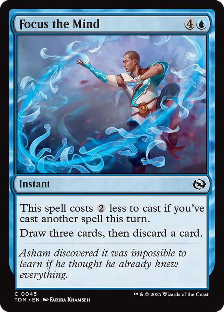 Focus the Mind [Tarkir: Dragonstorm] | Galaxy Games LLC