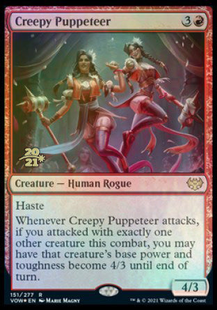 Creepy Puppeteer [Innistrad: Crimson Vow Prerelease Promos] | Galaxy Games LLC