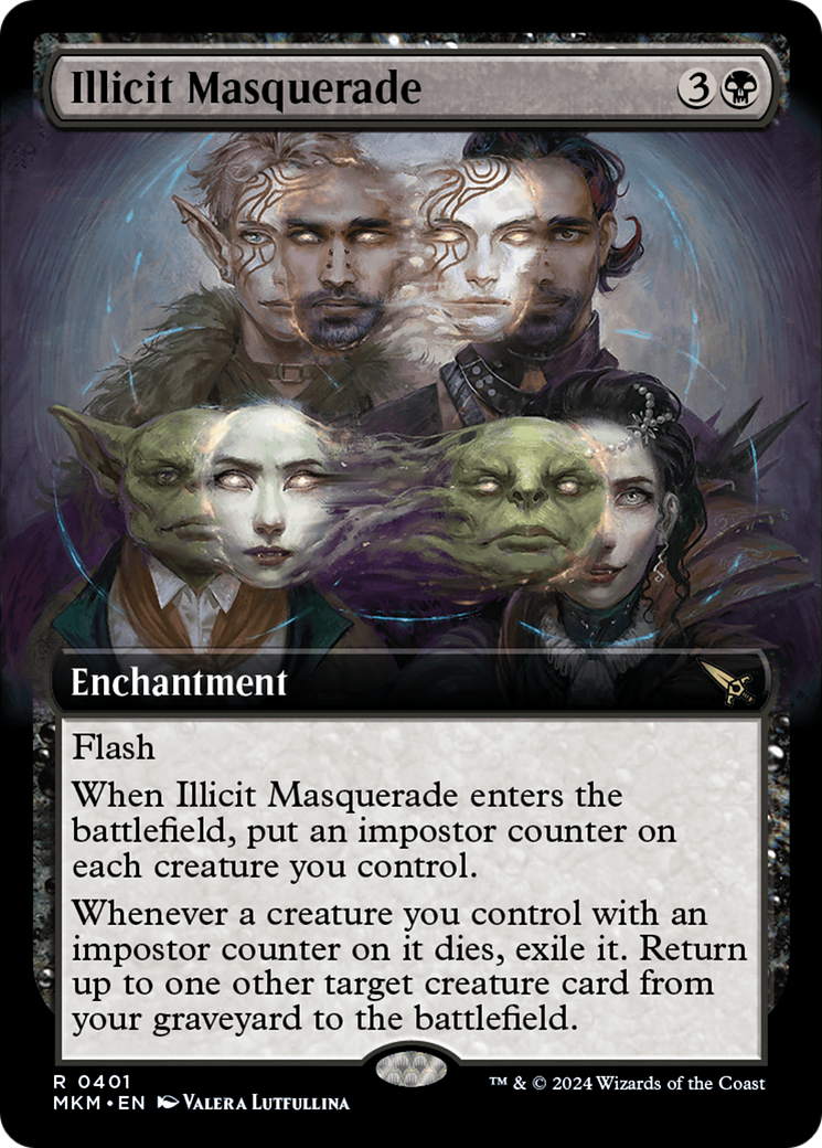 Illicit Masquerade (Extended Art) [Murders at Karlov Manor] | Galaxy Games LLC