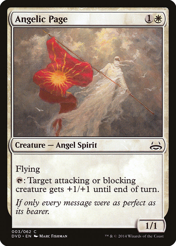 Angelic Page (Divine vs. Demonic) [Duel Decks Anthology] | Galaxy Games LLC