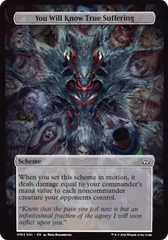 You Will Know True Suffering (Full Art) [Duskmourn: Archenemy] | Galaxy Games LLC