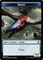 Drake // Human Double-Sided Token [Commander 2019 Tokens] | Galaxy Games LLC