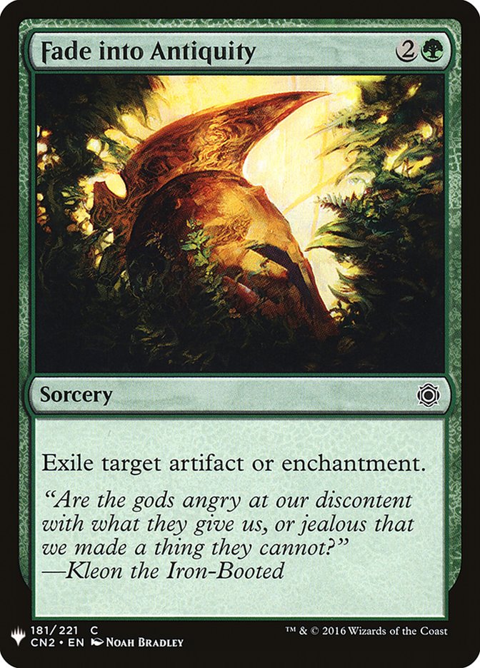 Fade into Antiquity [Mystery Booster] | Galaxy Games LLC