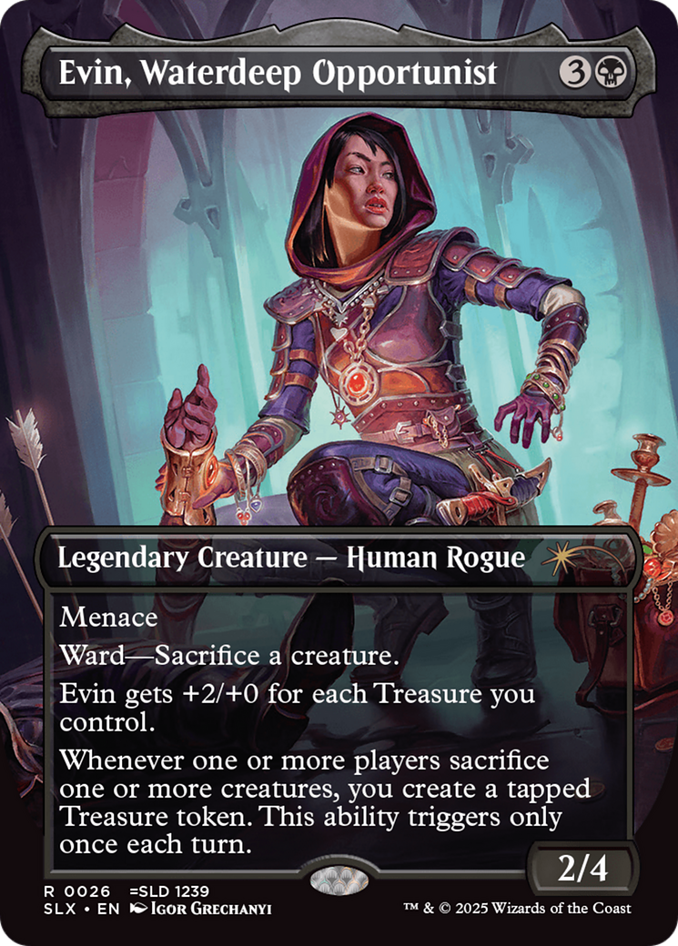 Evin, Waterdeep Opportunist [Secret Lair: Universes Within] | Galaxy Games LLC