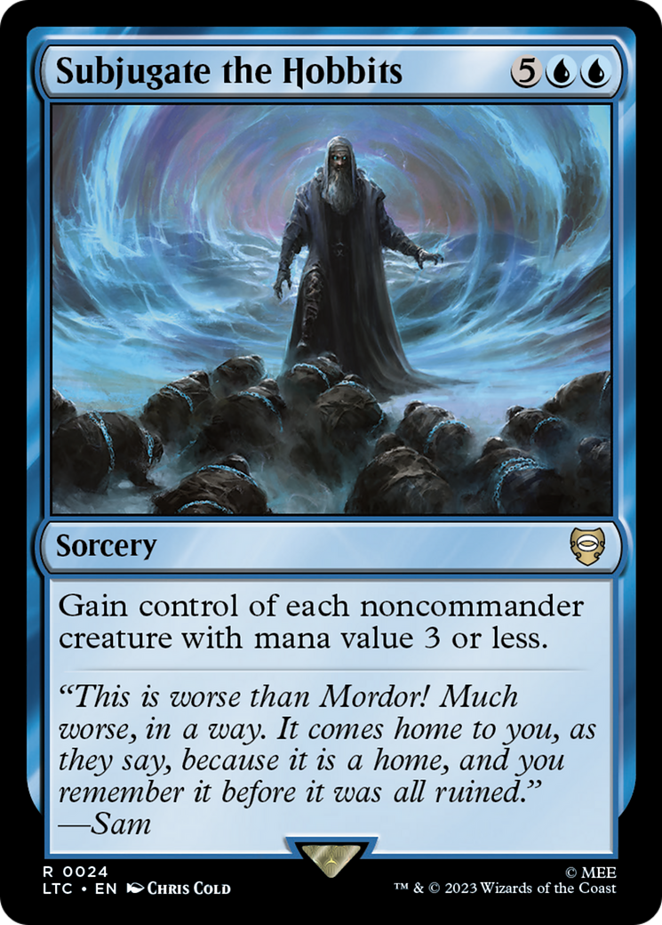 Subjugate the Hobbits [The Lord of the Rings: Tales of Middle-Earth Commander] | Galaxy Games LLC