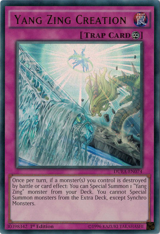 Yang Zing Creation [DUEA-EN074] Ultra Rare | Galaxy Games LLC