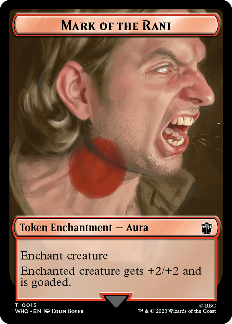 Human Noble // Mark of the Rani Double-Sided Token [Doctor Who Tokens] | Galaxy Games LLC