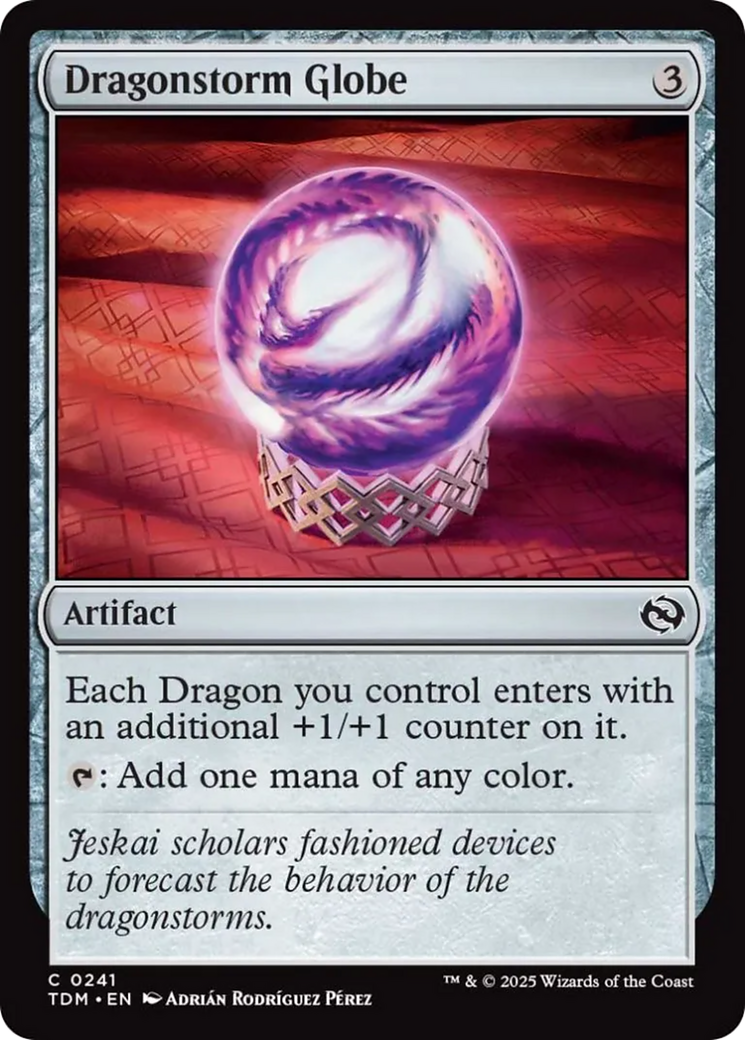 Dragonstorm Globe [Tarkir: Dragonstorm] | Galaxy Games LLC