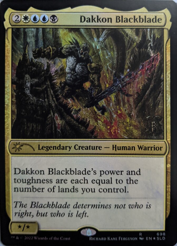 Dakkon Blackblade [Secret Lair Drop Promos] | Galaxy Games LLC