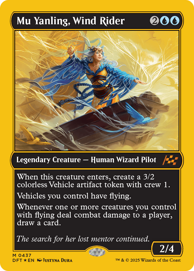 Mu Yanling, Wind Rider (First-Place Foil) [Aetherdrift] | Galaxy Games LLC