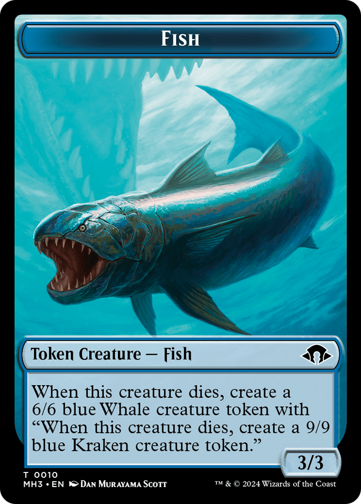 Servo // Fish Double-Sided Token [Modern Horizons 3 Tokens] | Galaxy Games LLC