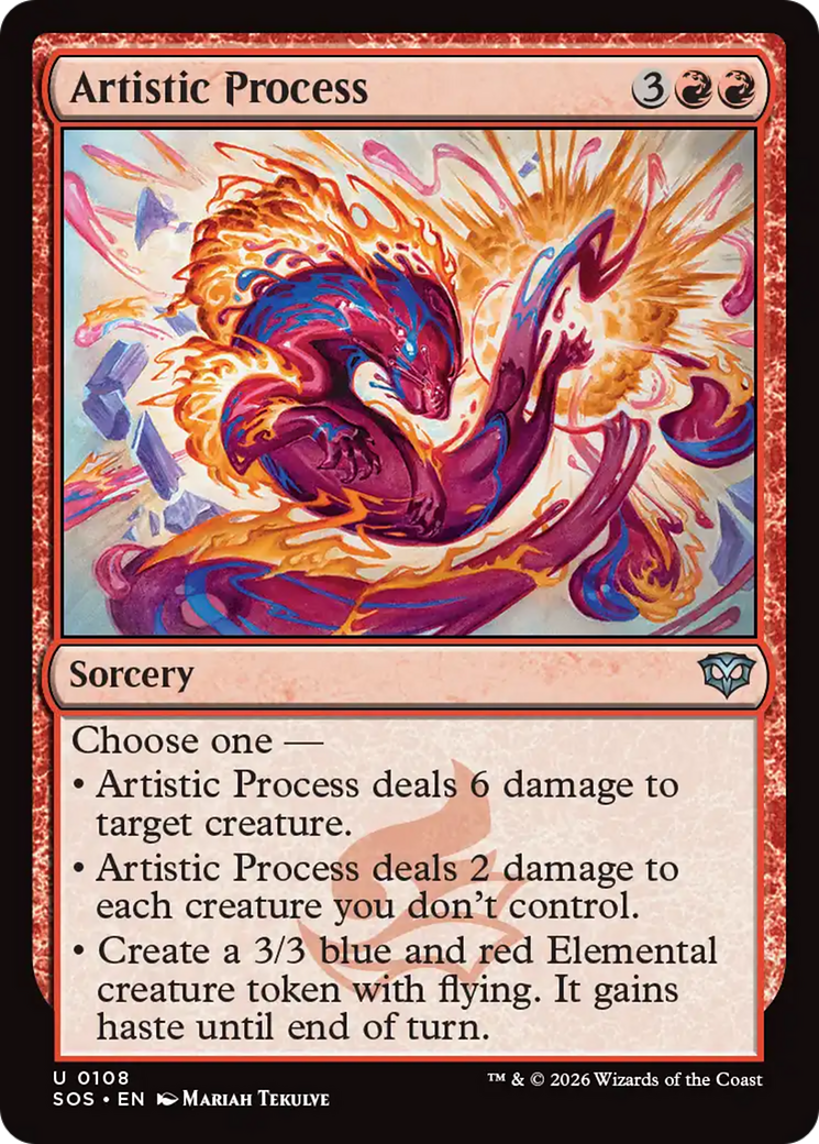 Artistic Process [Secrets of Strixhaven] | Galaxy Games LLC