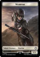 Warrior // Food (0012) Double-Sided Token [Fallout Tokens] | Galaxy Games LLC