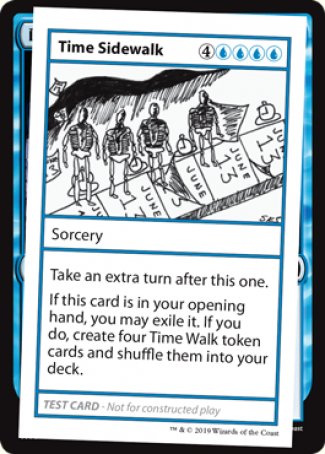 Time Sidewalk (2021 Edition) [Mystery Booster Playtest Cards] | Galaxy Games LLC