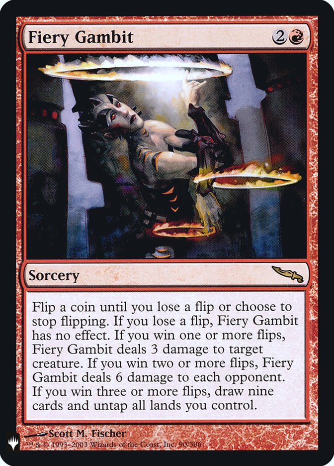Fiery Gambit [Mystery Booster] | Galaxy Games LLC