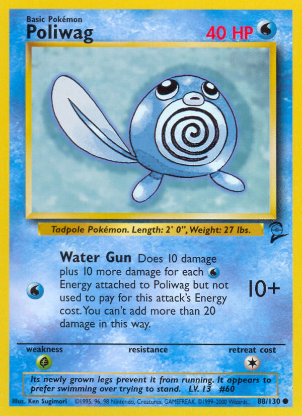 Poliwag (88/130) [Base Set 2] | Galaxy Games LLC