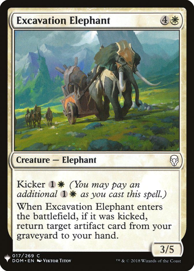 Excavation Elephant [Mystery Booster] | Galaxy Games LLC