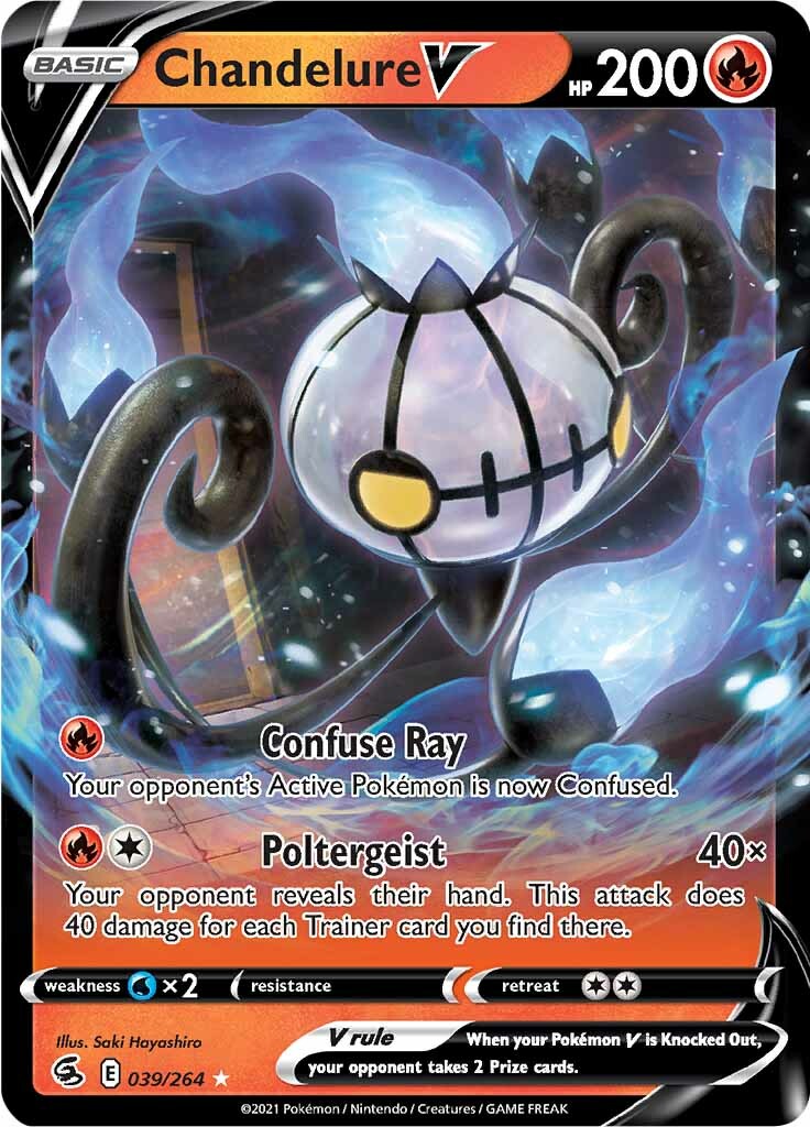 Chandelure V (039/264) [Sword & Shield: Fusion Strike] | Galaxy Games LLC