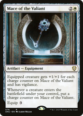 Mace of the Valiant [Phyrexia: All Will Be One Commander] | Galaxy Games LLC