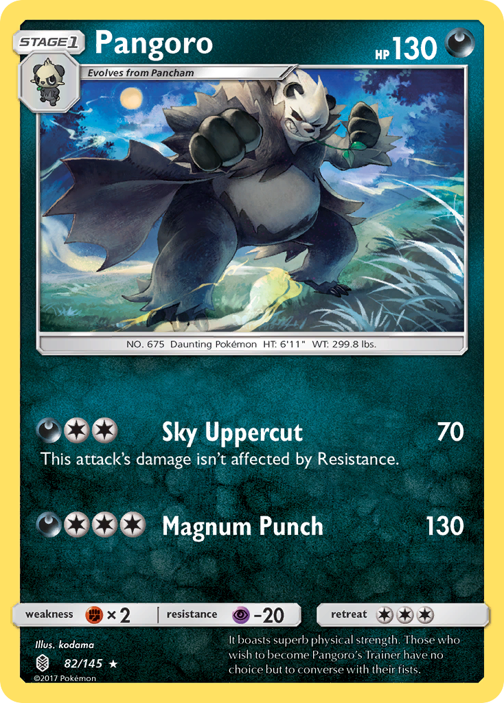 Pangoro (82/145) [Sun & Moon: Guardians Rising] | Galaxy Games LLC