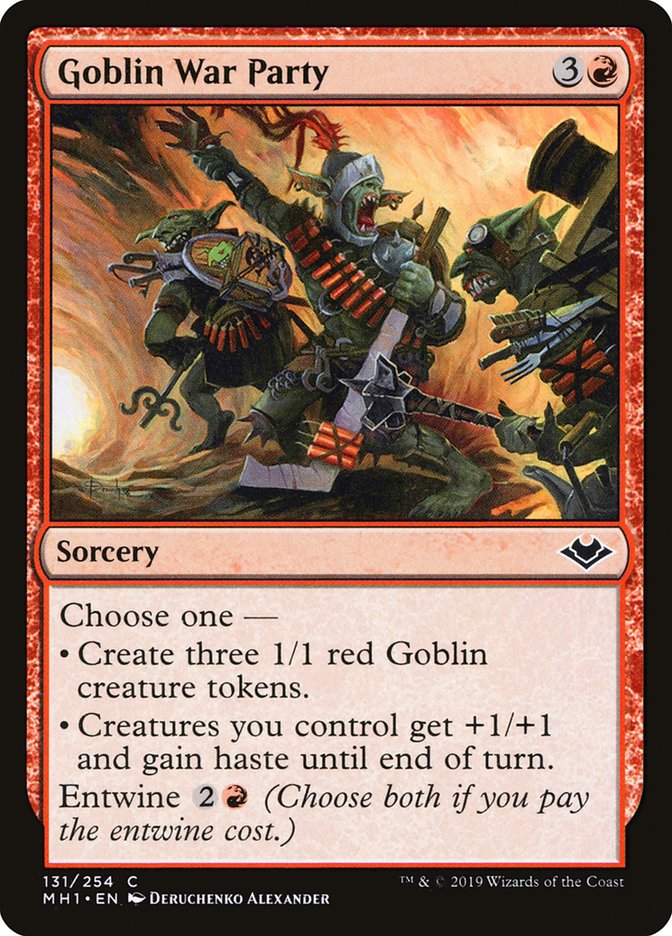 Goblin War Party [Modern Horizons] | Galaxy Games LLC