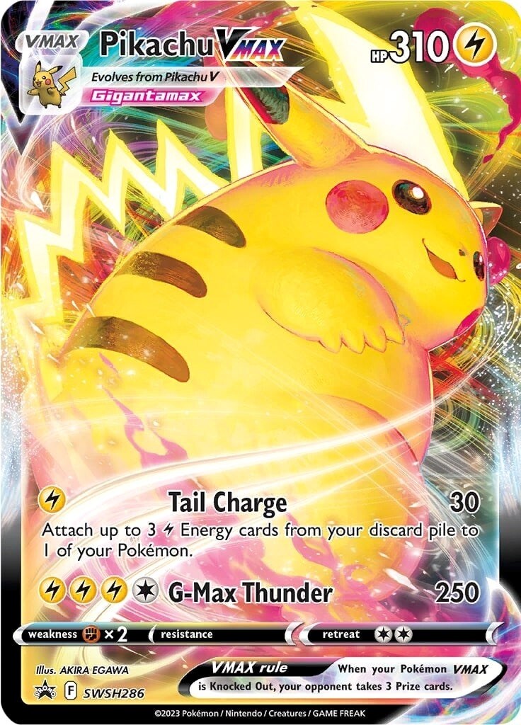 Pikachu VMAX (SWSH286) (Jumbo Card) [Sword & Shield: Black Star Promos] | Galaxy Games LLC