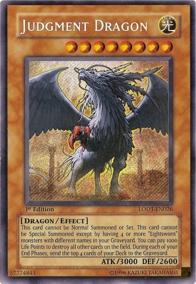 Judgment Dragon [LODT-EN026] Secret Rare | Galaxy Games LLC