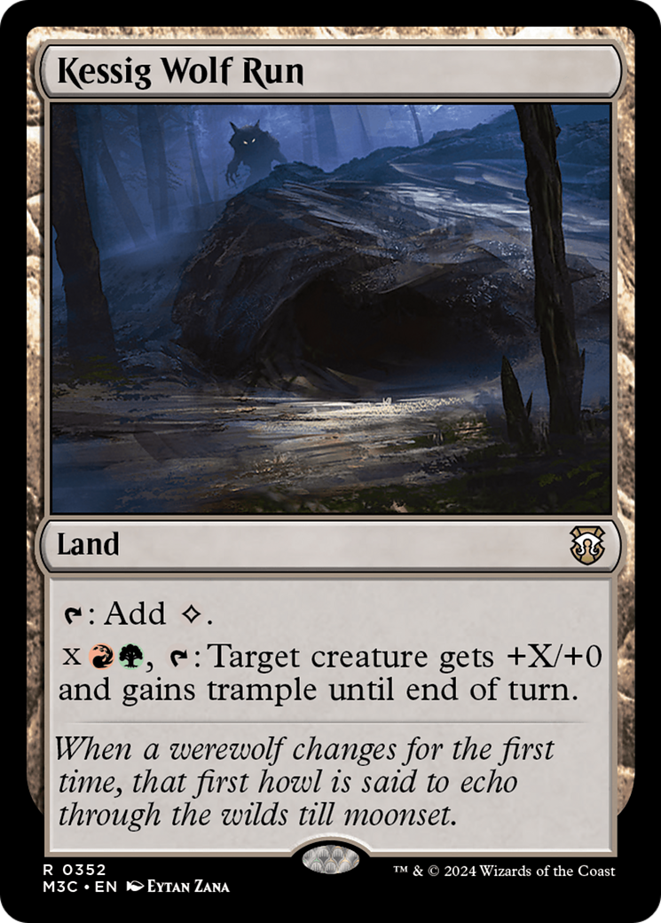 Kessig Wolf Run (Ripple Foil) [Modern Horizons 3 Commander] | Galaxy Games LLC