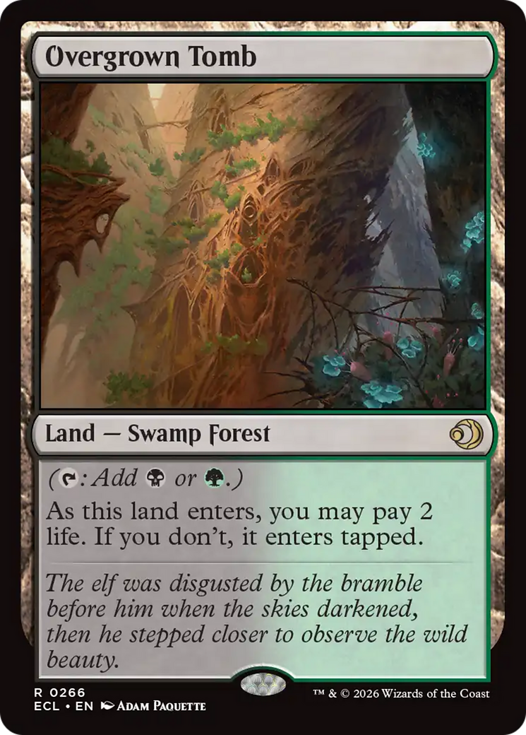 Overgrown Tomb [Lorwyn Eclipsed] | Galaxy Games LLC