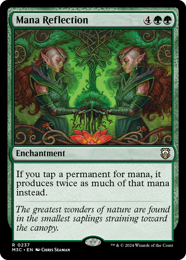 Mana Reflection (Ripple Foil) [Modern Horizons 3 Commander] | Galaxy Games LLC