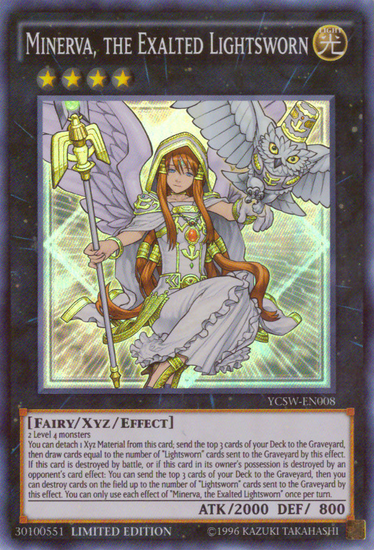 Minerva, the Exalted Lightsworn [YCSW-EN008] Super Rare | Galaxy Games LLC