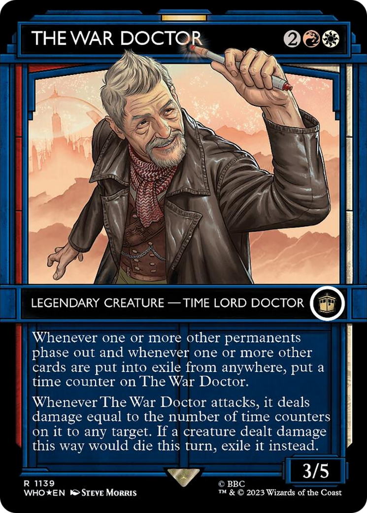 The War Doctor (Showcase) (Surge Foil) [Doctor Who] | Galaxy Games LLC