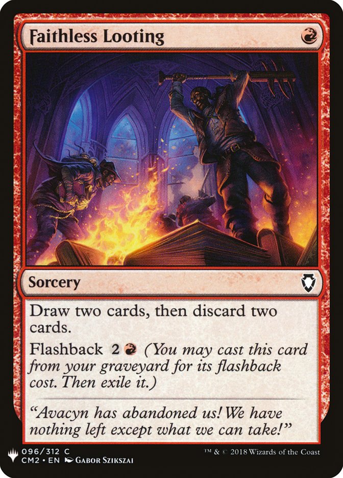 Faithless Looting [Mystery Booster] | Galaxy Games LLC