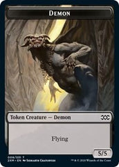 Demon // Marit Lage Double-Sided Token [Double Masters Tokens] | Galaxy Games LLC