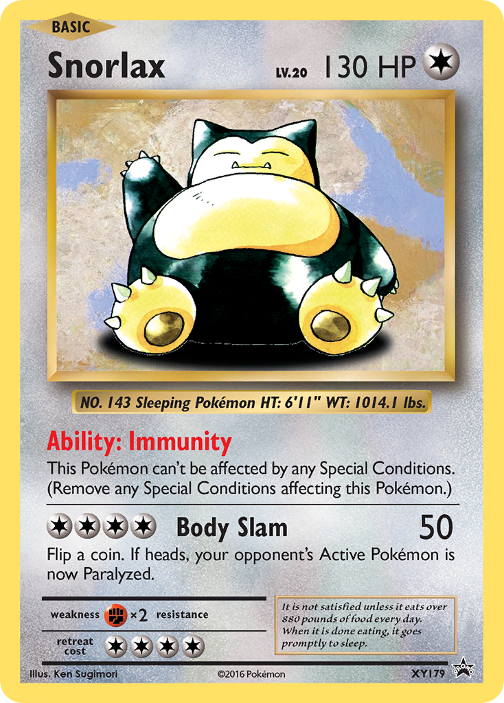 Snorlax (XY179) [XY: Black Star Promos] | Galaxy Games LLC