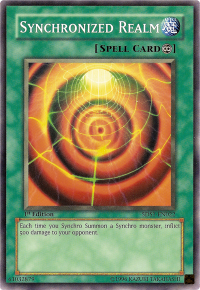 Synchronized Realm [5DS1-EN022] Common | Galaxy Games LLC