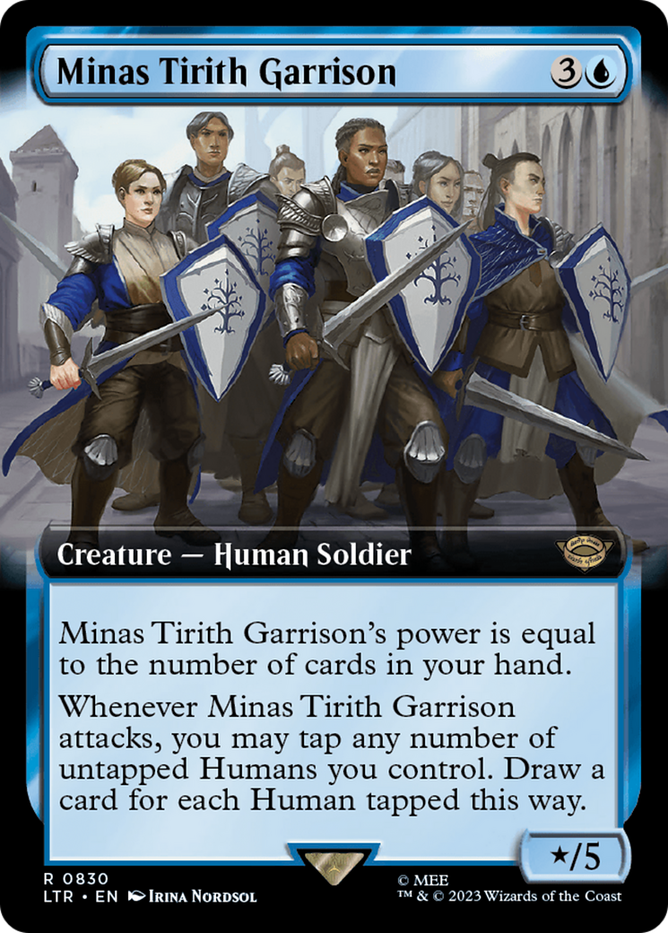 Minas Tirith Garrison (Extended Art) [The Lord of the Rings: Tales of Middle-Earth] | Galaxy Games LLC