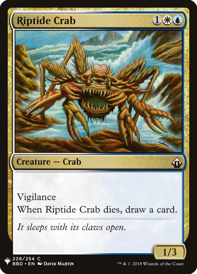 Riptide Crab [Mystery Booster] | Galaxy Games LLC