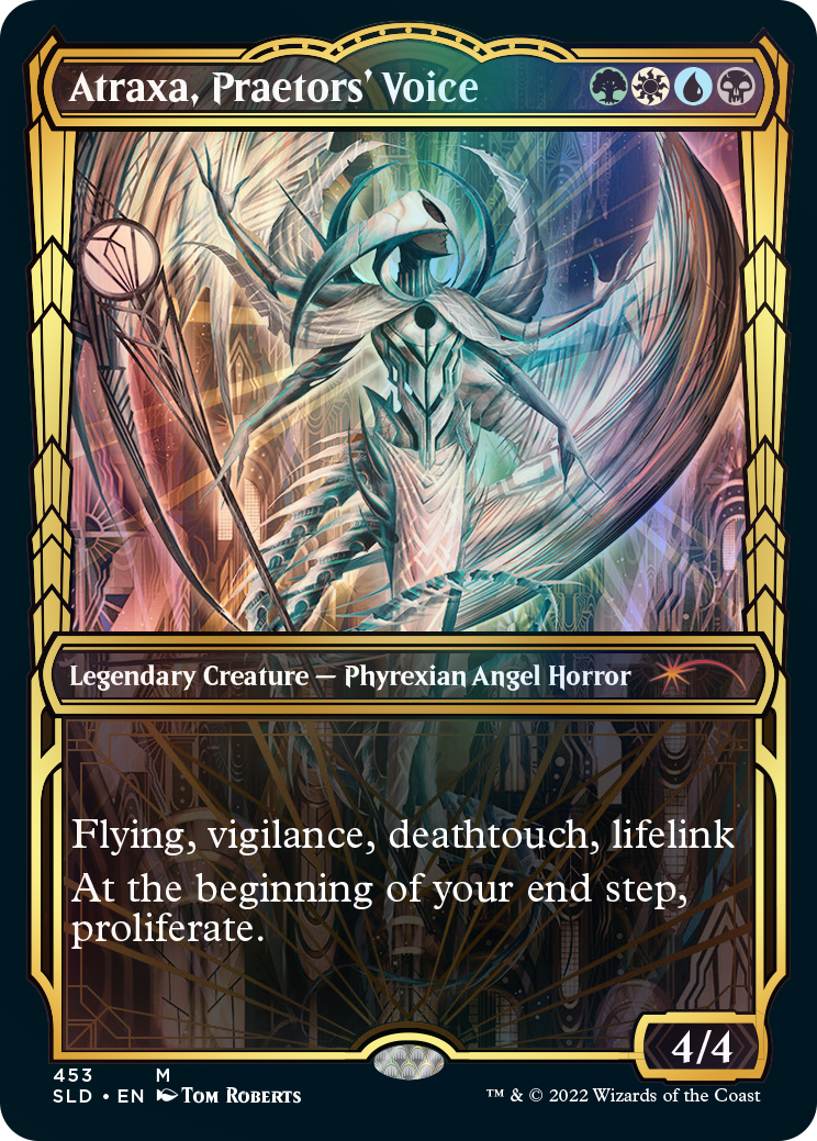 Atraxa, Praetors' Voice (Showcase Gilded Foil) [Secret Lair Drop Series] | Galaxy Games LLC