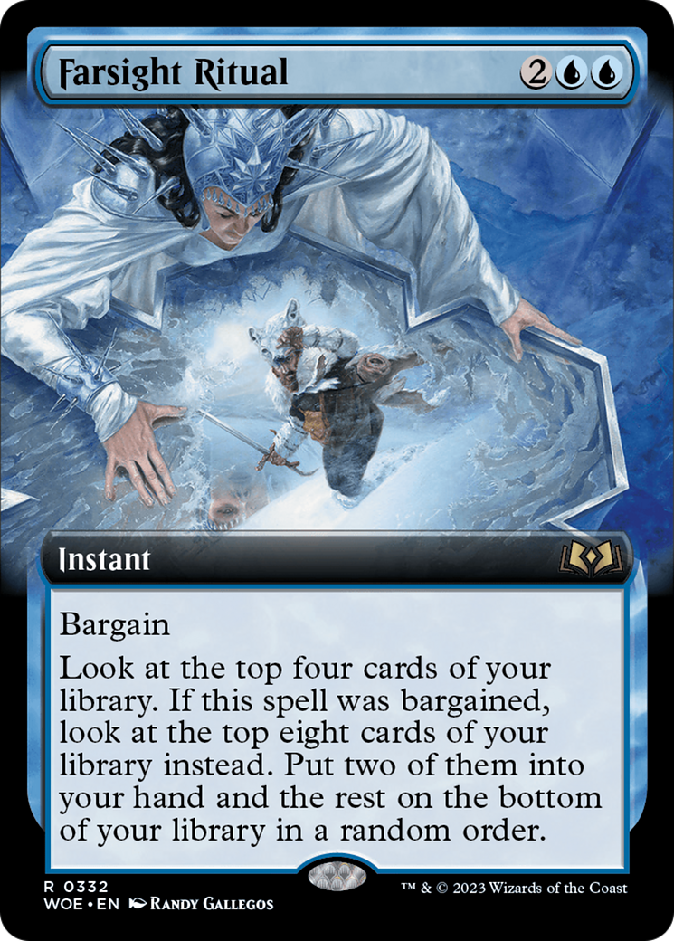 Farsight Ritual (Extended Art) [Wilds of Eldraine] | Galaxy Games LLC
