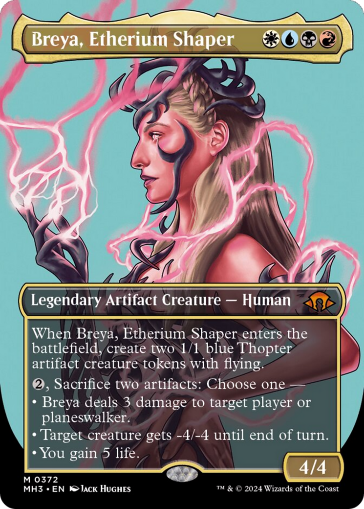 Breya, Etherium Shaper (Borderless) [Modern Horizons 3] | Galaxy Games LLC