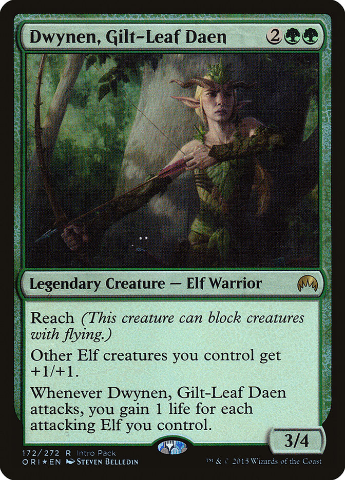 Dwynen, Gilt-Leaf Daen (Intro Pack) [Magic Origins Promos] | Galaxy Games LLC