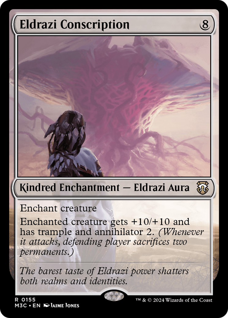 Eldrazi Conscription (Ripple Foil) [Modern Horizons 3 Commander] | Galaxy Games LLC