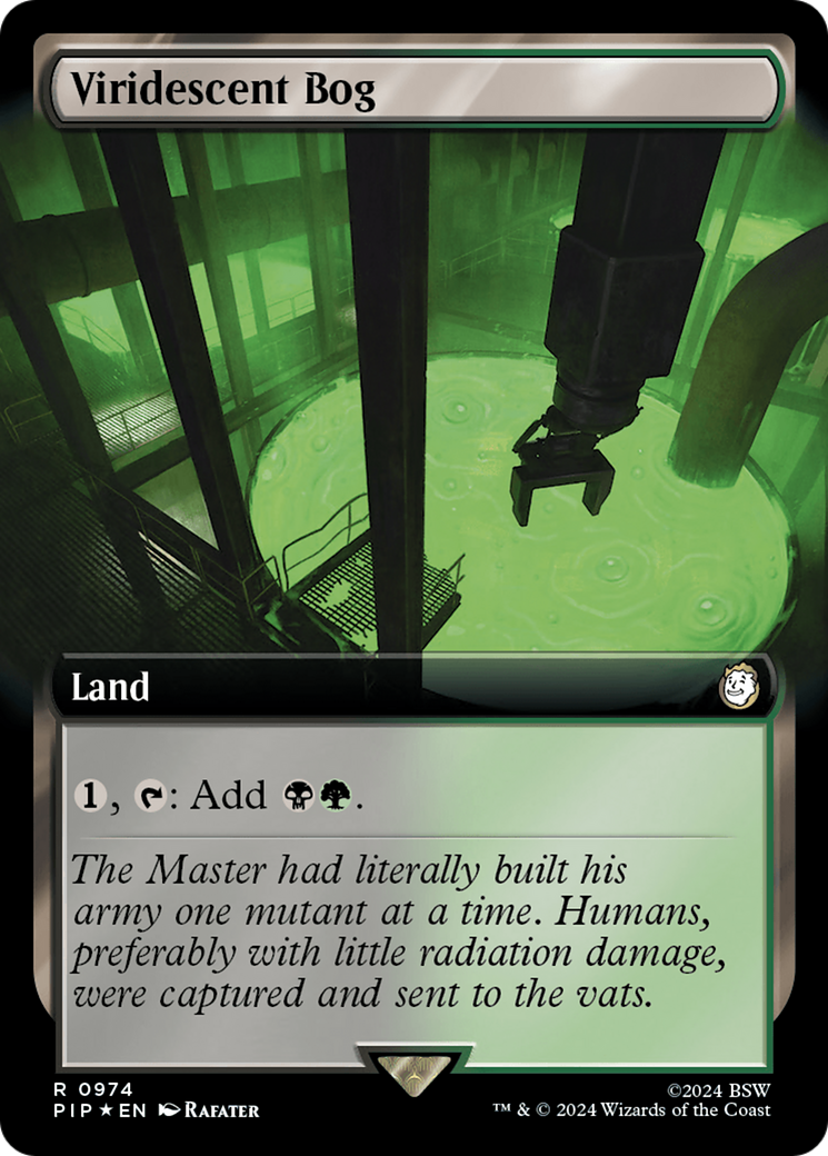 Viridescent Bog (Extended Art) (Surge Foil) [Fallout] | Galaxy Games LLC