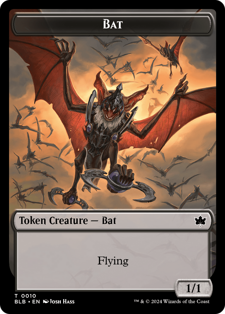 Bat Token [Bloomburrow Tokens] | Galaxy Games LLC