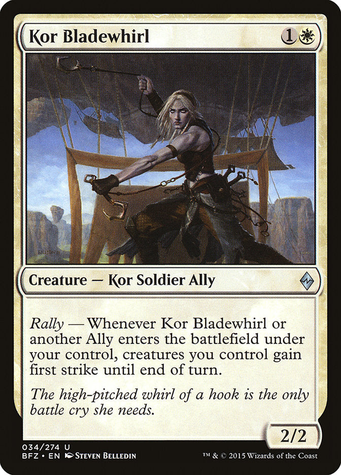 Kor Bladewhirl [Battle for Zendikar] | Galaxy Games LLC